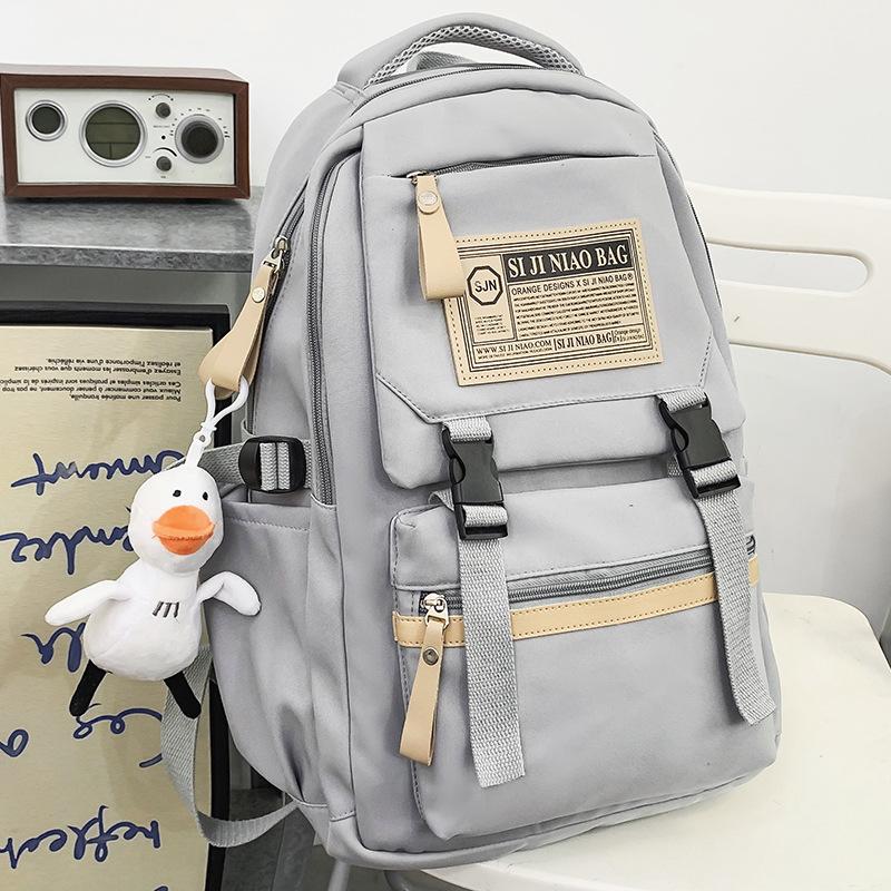 Рюкзак бордового цвета для девочки-ученицы начальной школы, студентки колледжа, ученика старшей школы, ученика средней школы