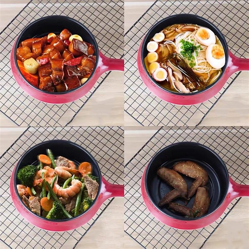 Электрическая плита многофункциональная двухскоростная портативная мини электрическая сковорода вок рисоварка для студенческого общежития 220 В