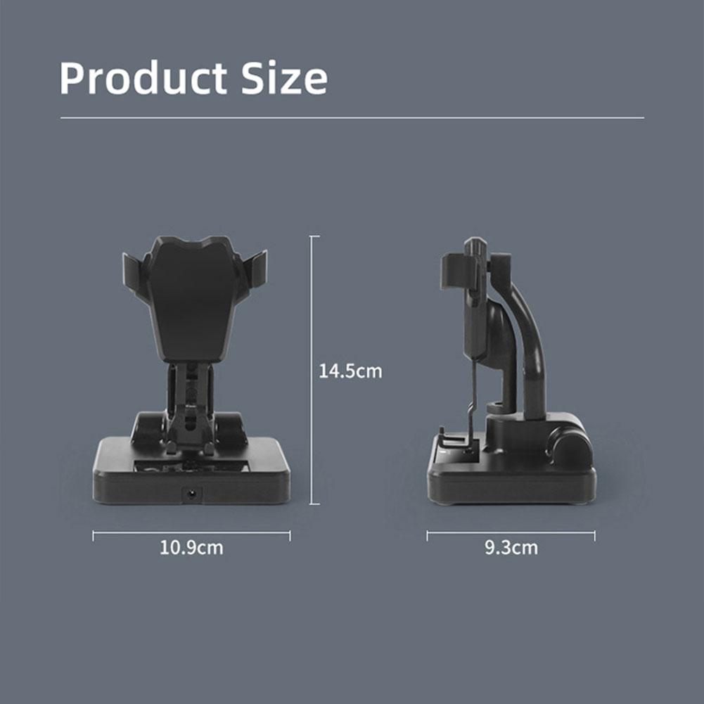 Мобильный телефон Автоматический шаговый шейкер Настольный беззвучный черный держатель Подставка для телефона с качающейся поддержкой Shake Stand Phone Autom Z2B6