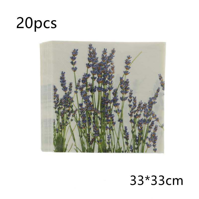 20 шт. Бумажные салфетки с рисунком для декупажа, салфетки с цветами, для свадьбы, дня рождения, DIY-декора, декора стола