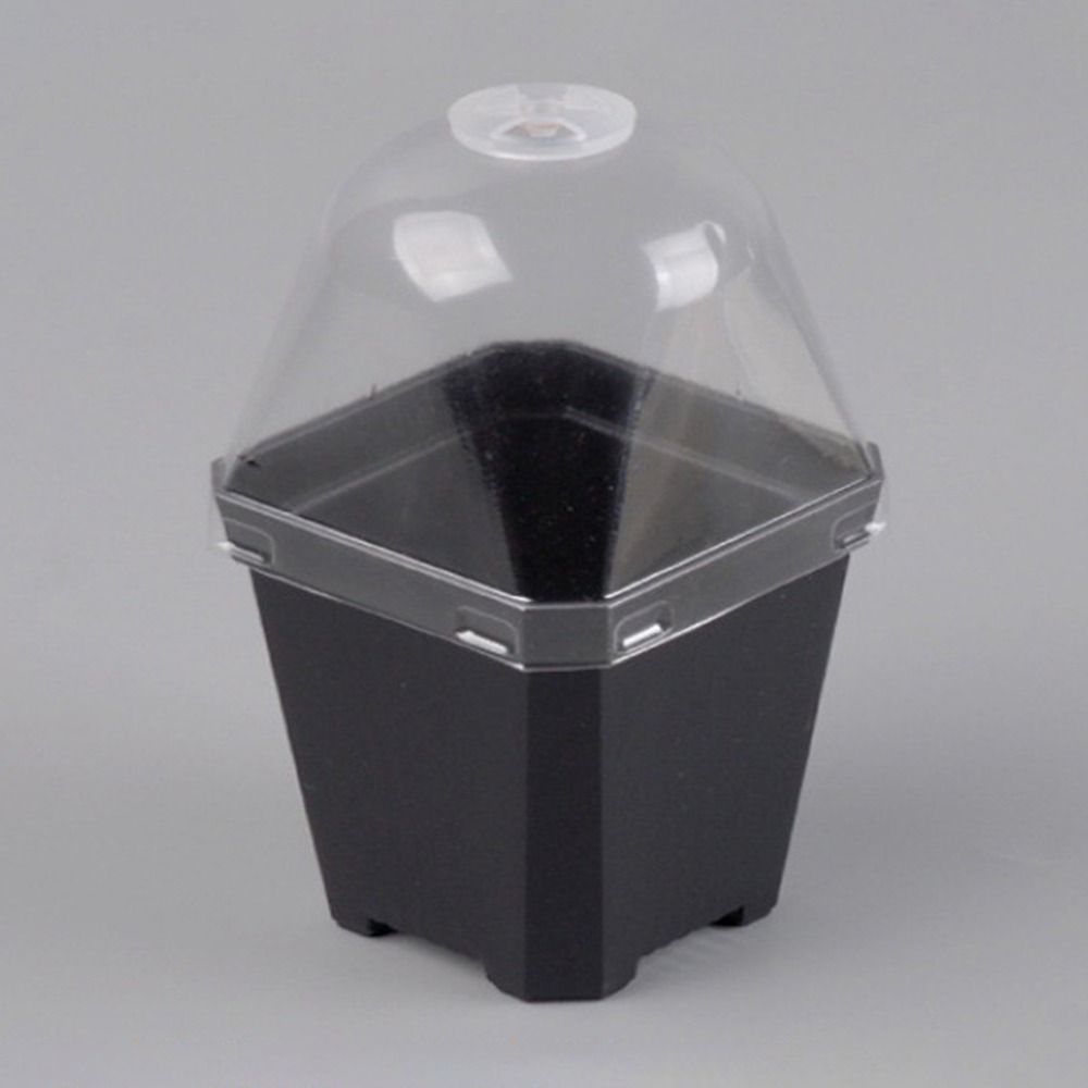 5 шт. Видимый чехол для рассады растений, горшок для выращивания растений в горшке с куполом и защитой от влаги, крытый сад