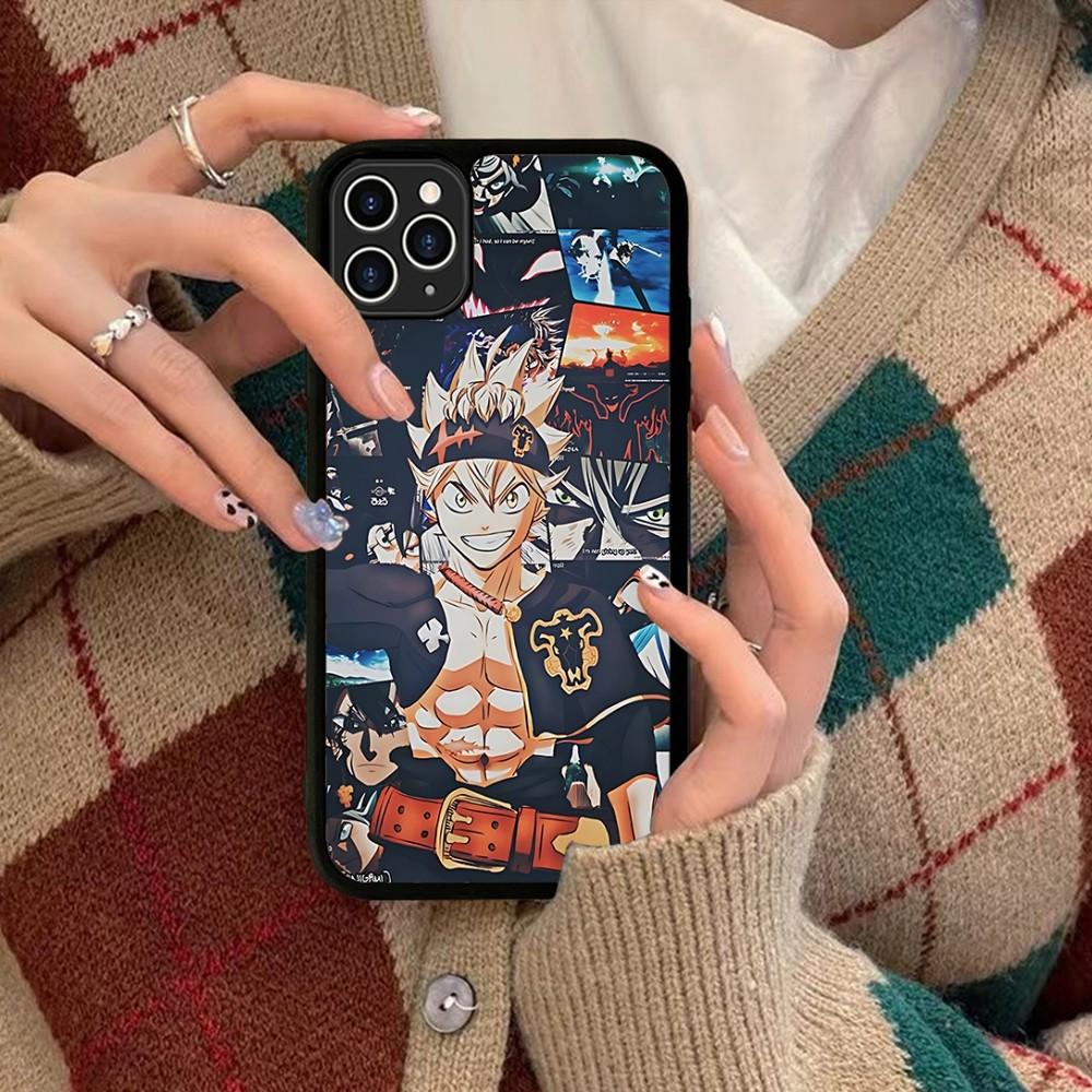 Чехол для телефона Black Clover Силиконовый PC+TPU Для Для IPhone 11 12 13 14 15 16 Plus Pro Max Чехол