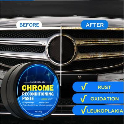 Крем для полировки хрома Восстановитель Полироль для металла для защиты краски Полироль для металла Эффективное средство для защиты хрома от выхлопных газов