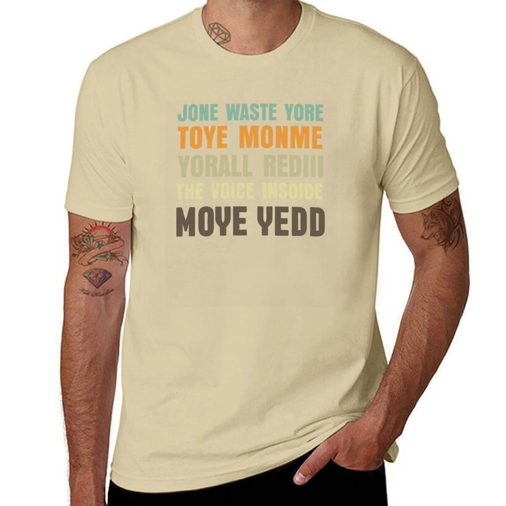 Jone Waste Yore Toye Monme Yorall Redii T-Shirt Korean Fashion Customs Design Your Own Plain Funnys Mens White T Shirts