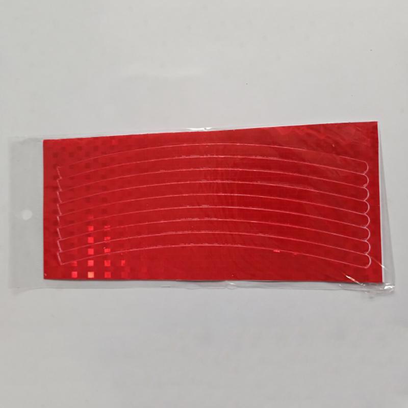 Reflective Tape Stickers Bicycles Electric Bikes Motorcycles Mountain Bikes Steel Rims Spokes Wheels Back Adhesive Strips