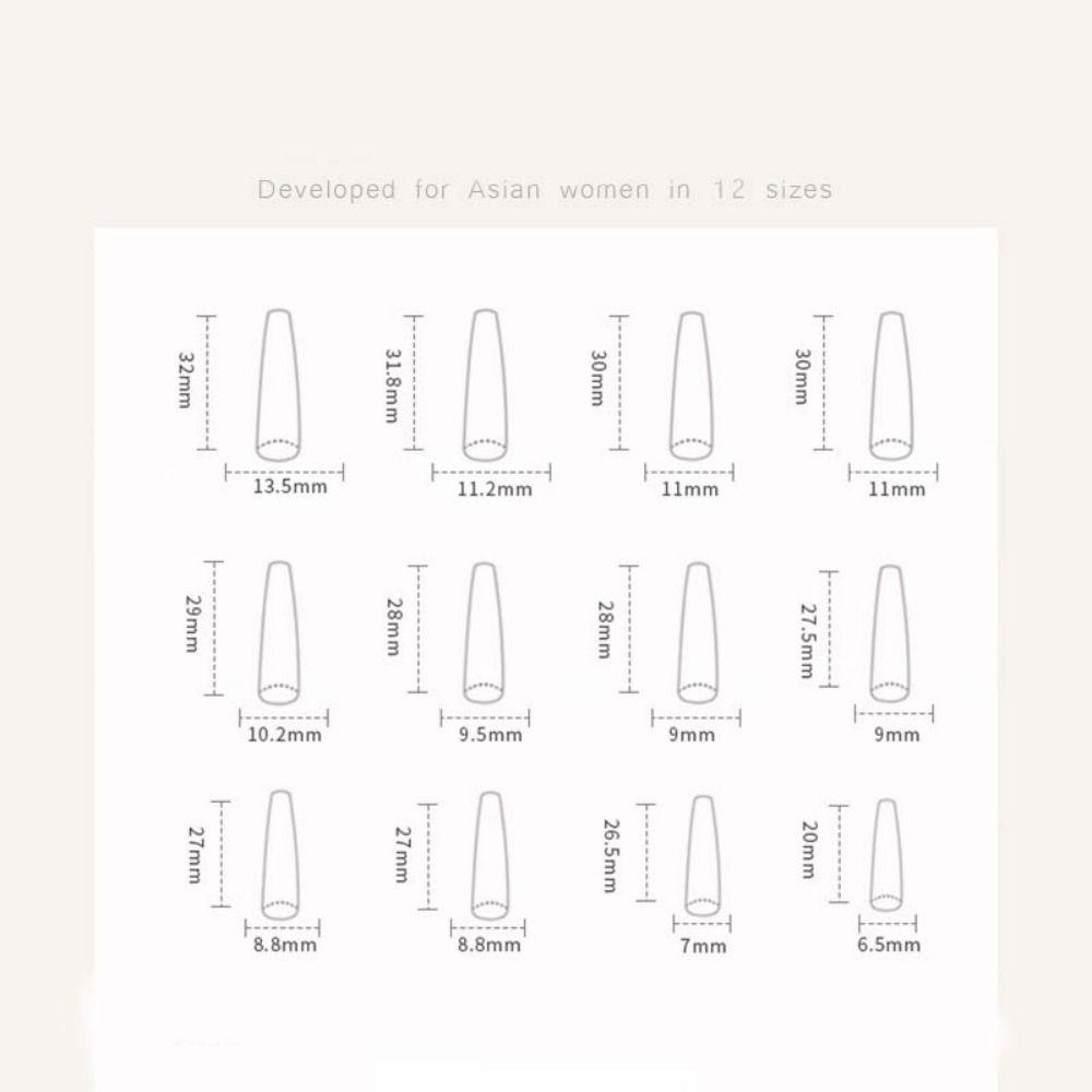 Французские накладные ногти, длинные балерины, пресс на ногтях, новые типсы для ногтей своими руками