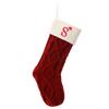 18-inch Christmas Stockings, Letter Stockings, Knitted Letter Stockings, Candy Gift Bags