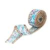 2.5cm DIY Diamond Mesh Wrap Roll Crystal Rhinestones Chain Trim Ribbon Decoration (#02)