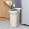 Yousheng Slim Garbage Can Large Capacity High Durability Easy To Clean Bathroom Garbage Container Decorative Trash Bin