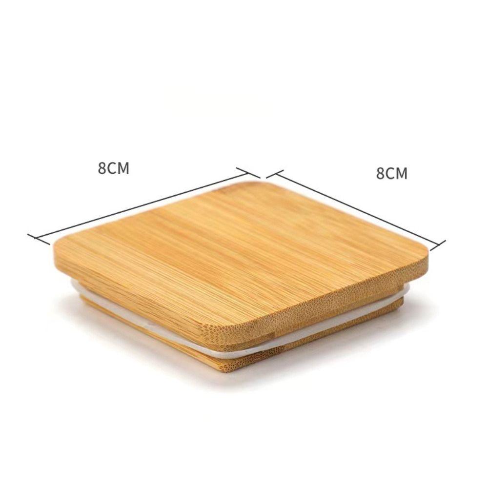 Sizes Compatible Bottle Sealing Caps Mason Jar Lid Wide Mouth Cover Canning Storage Wood Lids