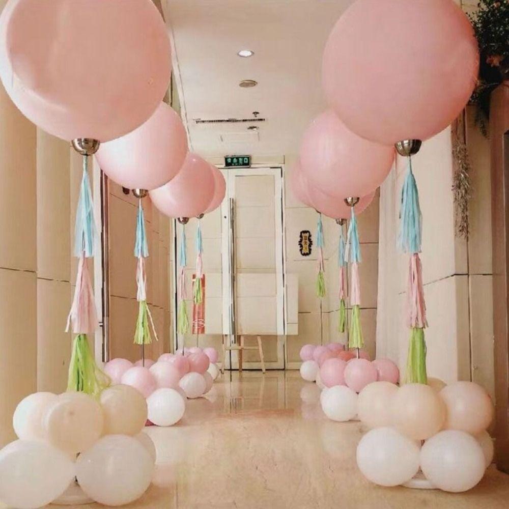 Adjustable Balloon Column Arch Transparent Balloons Stand Holder Home Decor