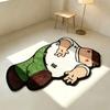 Cartoon Character Designed Floor Mat, Cute, Soft, Non Slip, Washable Carpet, Living Room, Bedroom, Home Decor