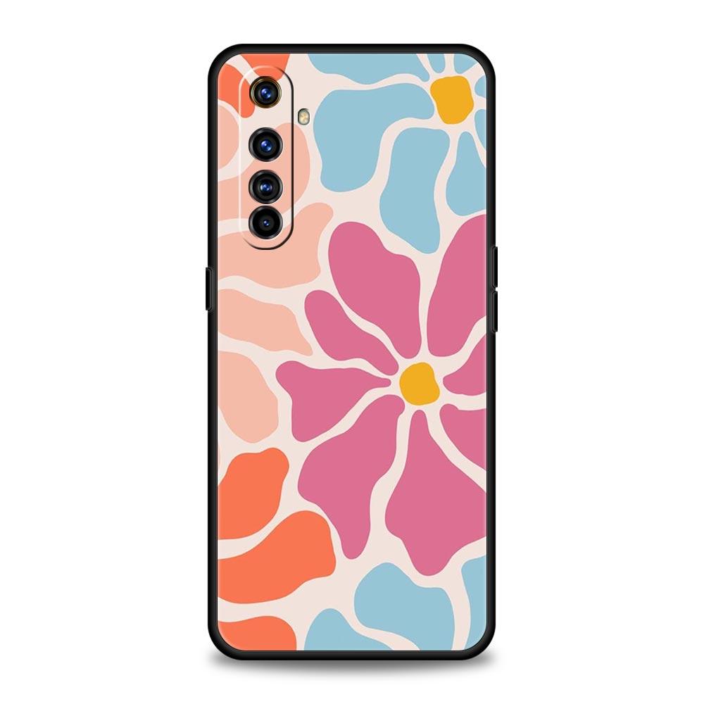 Чехол Abstract Flower Market для Realme 12 11 10 9 8 5G 7 6 GT5 GT3 GT2 Pro C21 C11 C25 C35 Для Realme GT Neo 2 3 3T 5 Чехол