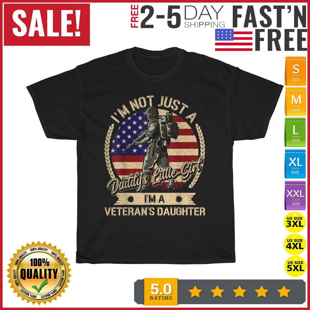 Veterans Day Proud Daughter of a Veteran, Veteran's Daughter T Shirt Mens Womens Tees Top Men Women