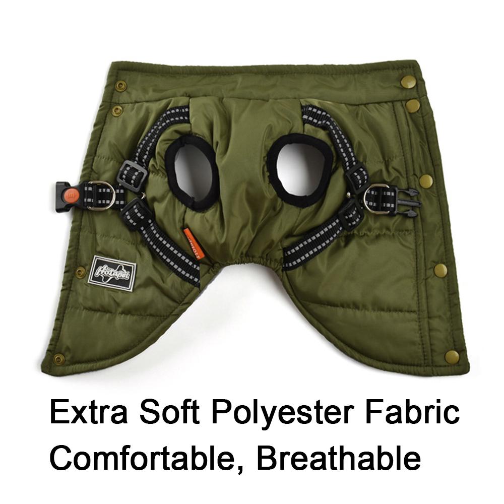 Водонепроницаемая одежда для собак, зимняя теплая одежда для маленьких и средних собак, светоотражающее пальто для щенков, куртка с регулируемой шлейкой, одежда для чихуахуа