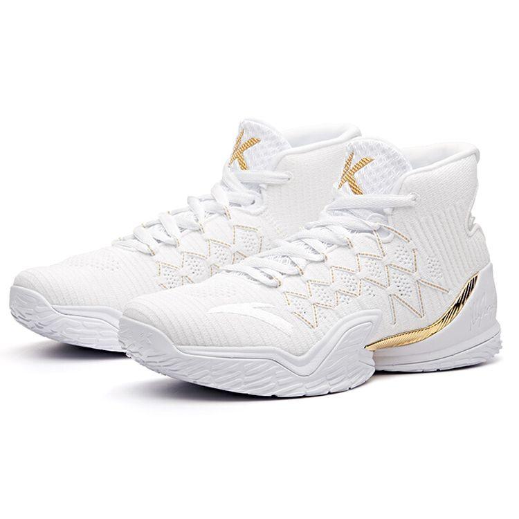 Anta KT3 Thompson Finals High-Top Basketball Shoes Men Sneakers White Platinum 11831101-1