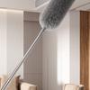 2.8m Long Handle Flexible Bendable Duster Stainless Steel Handle Microfiber Duster  Household Use