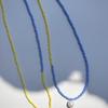 SUZURAN nami to pearl beads necklace _ Bicolor pearl bead necklace