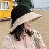 Солнцезащитная шляпа Пляжная шляпа Женская солнцезащитная модная тонкая шляпа рыбака