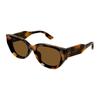 Temple Decoration Cat's Eye Sunglasses Women's Tortoiseshell