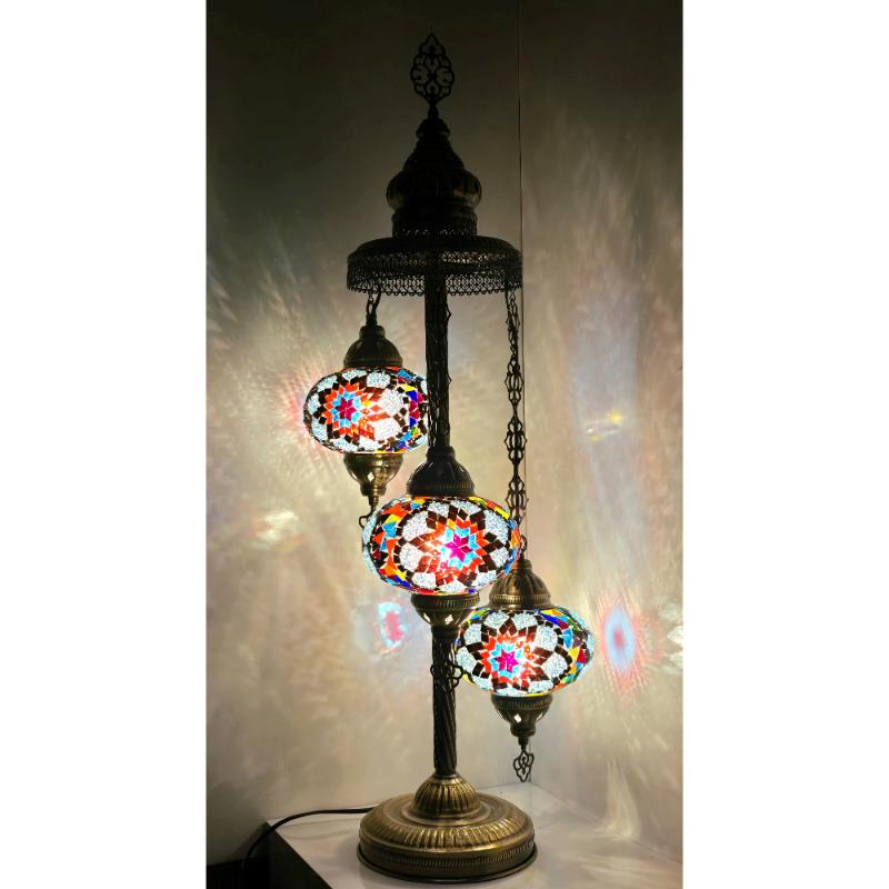 Аутентичная лампа с мозаичным пьедесталом 3