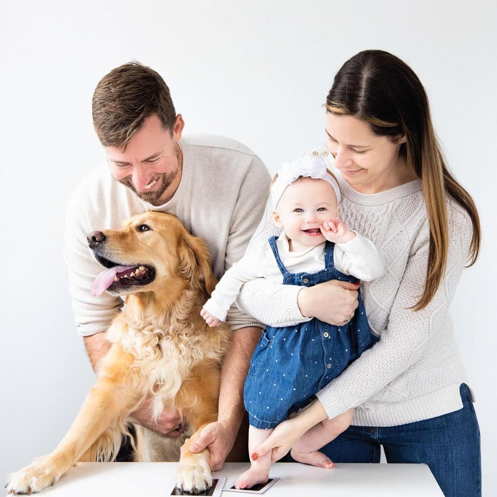 Наборы подушечек с чернилами для отпечатков лап младенцев и домашних животных для собак и кошек, запечатлевающие драгоценные воспоминания о питомцах безопасными быстросохнущими чернилами, простые в использовании