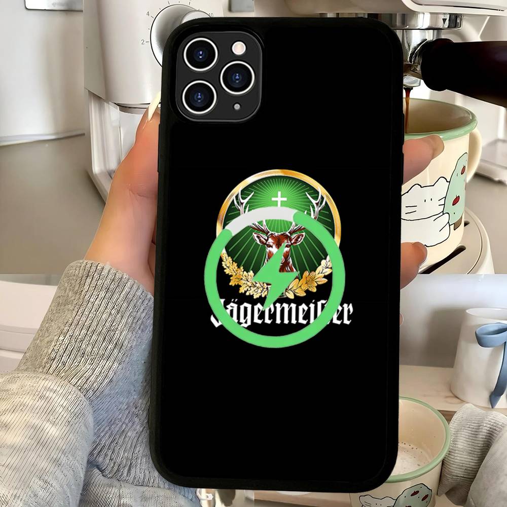 Чехол для телефона с магнитной беспроводной зарядкой и логотипом J-Jagermeister для IPhone 17 16 15 14 13 12 11 Pro Max Plus Mag
