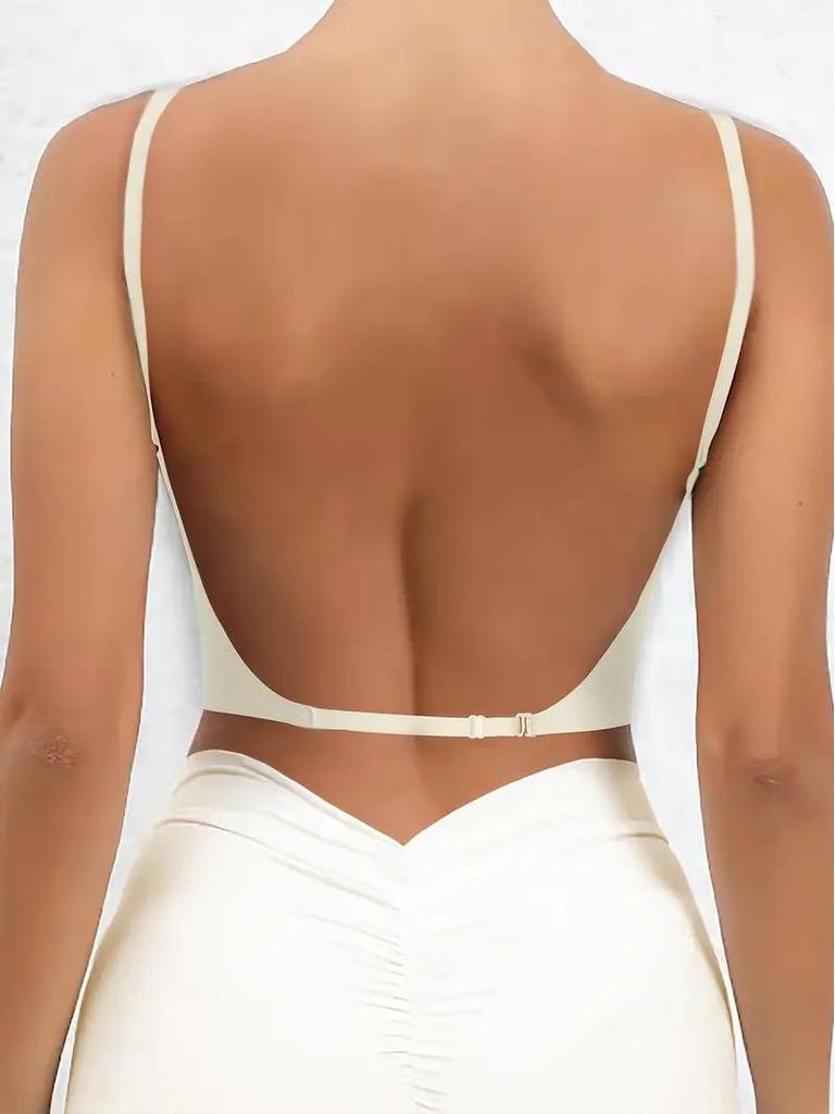 8-цветный бюстгальтер пуш-ап Temu с глубоким U-образным вырезом на спине и множеством способов ношения