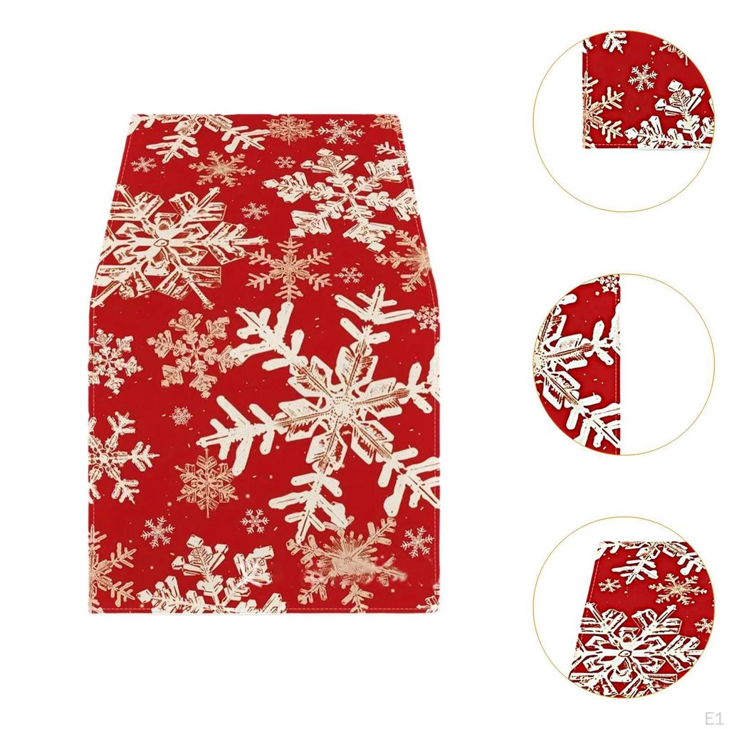 Рождественская дорожка для стола, подставка для столовых приборов, украшение для вечеринки, прямоугольная скатерть, чехол для ужина, кофе