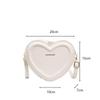 Fashion Heart Shape Crossbody Bags For Women New Solid Color Pu Leather Shoulder Bag Casual Ladies Handbags Designer Bags
