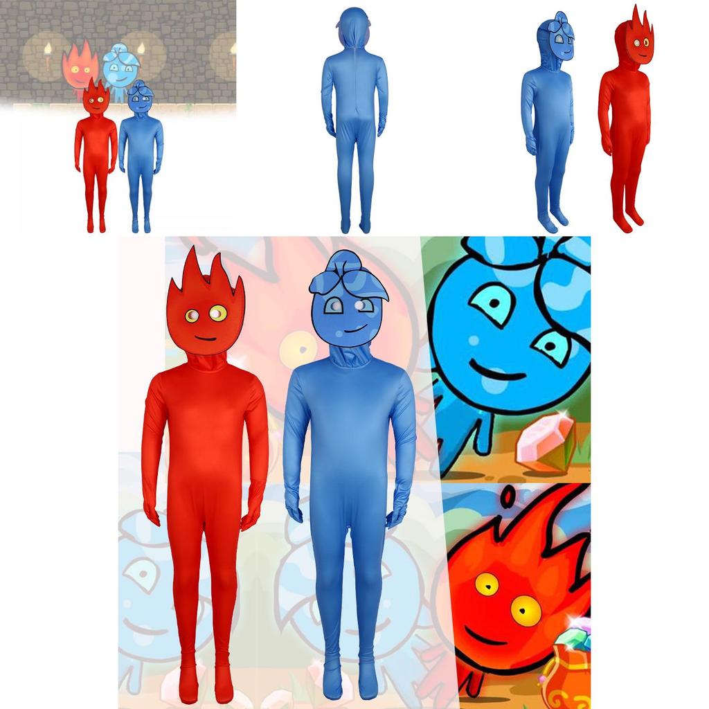 Halloween Forest Fire Anime Role Play Costume Polyester Material For Game Themed Events For Youth