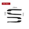 Подходит для Tesla Model 3 Аксессуары для стайлинга автомобиля Наклейки для защиты от столкновений из углеродного волокна Украшение автомобиля 4 шт.