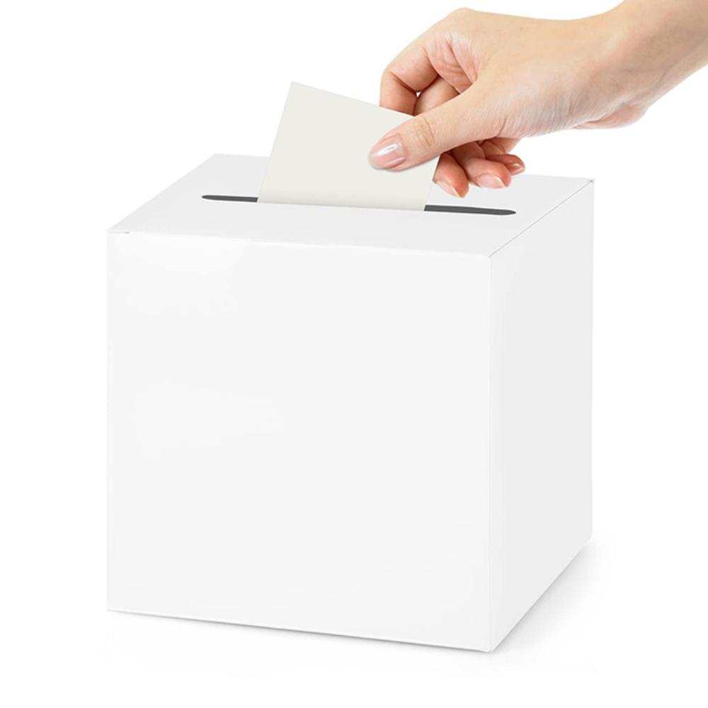 Envelope Boxes White Black Wedding Card Box Blessing Elegant Voting Card Box DIY Crafts Cardboard Receiving Box Home Decoration