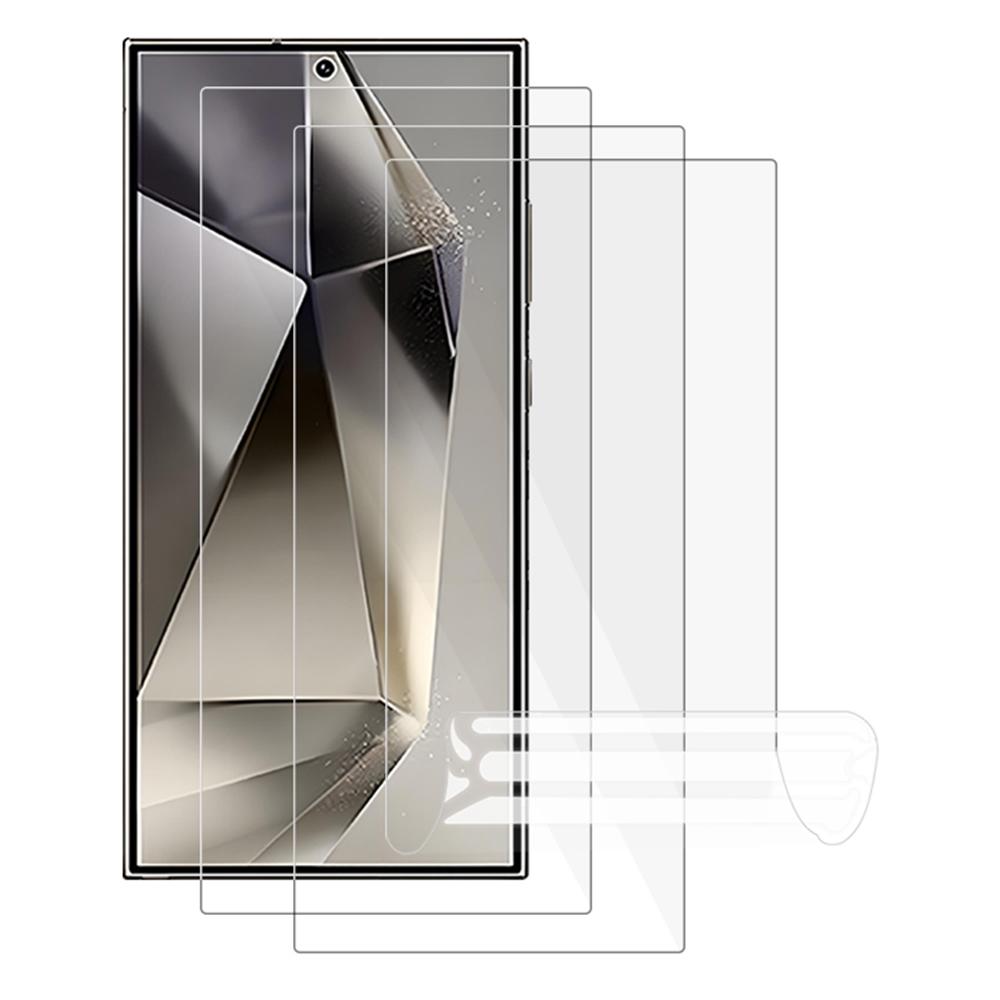 3Pcs For Samsung Galaxy S25 Ultra Screen Protector Soft Hydrogel TPU Anti-Scratch Screen Film
