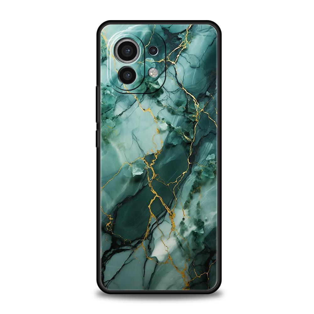 Акварельный Мраморный Чехол Для Телефона Для Xiaomi 15 14 13 12 Lite 14T 13T 12T Pro Poco X7 X6 X5 X4 X3 NFC F7 Ultra F6 Pro Мягкий Чехол