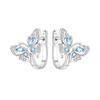 S925 Silver Exquisite Butterfly Hoop Earrings With Sparkling Zircon Dragonfly Design Elegant And Versatile Accessory