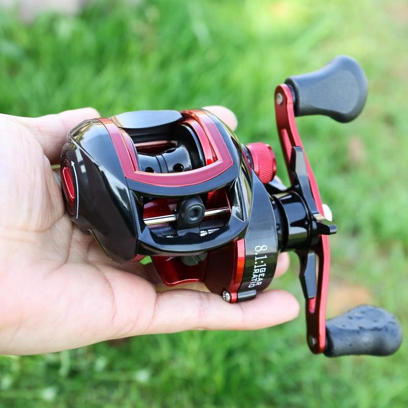 Baitcasting Reel 18+1BB 8.1:1 High Speed Fishing Reel Casting Reel for Freshwater Saltwater Fishing