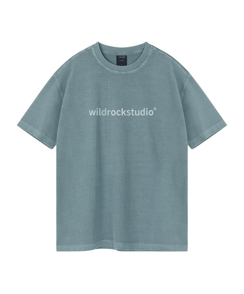WILDROCK Standard Logo Pigment Oversized Short Sleeve T-Shirt (Includes Cropped) (Type A)