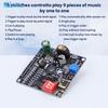 DY-HF20W Audio Module MP3 Player 20W One-on-One Trigger Custom Audio 8M Storage DC 12-85V Supports MP3/WAV Decode USB Connection