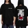 Rapper Plk Polak Graphic T-shirt Men Women Fashion Pop Music Streetwear Women Casual Cotton Print T Shirts Vintage Hip Hop Tees