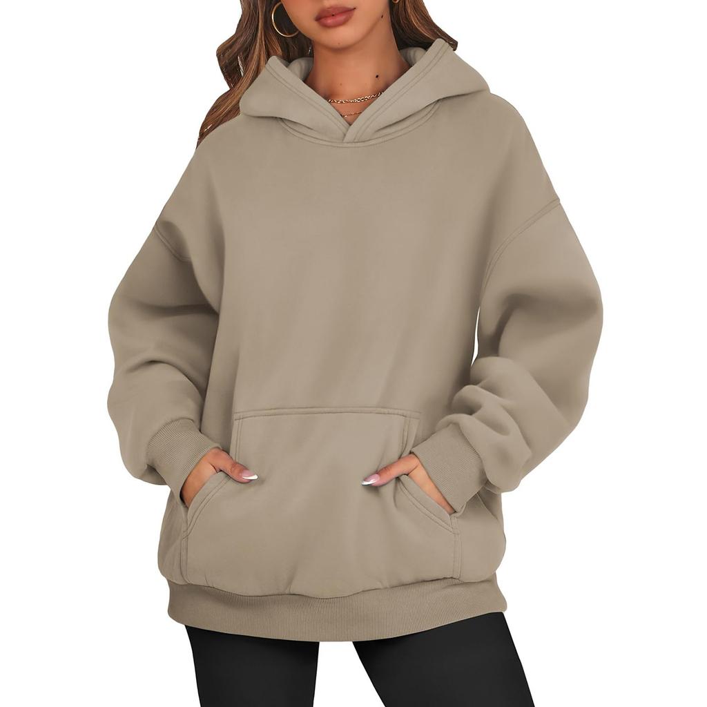 Womens Oversized Sweatshirts Fleece Hoodies Long Sleeve Shirts Pullover Fall Clothes With Pocket
