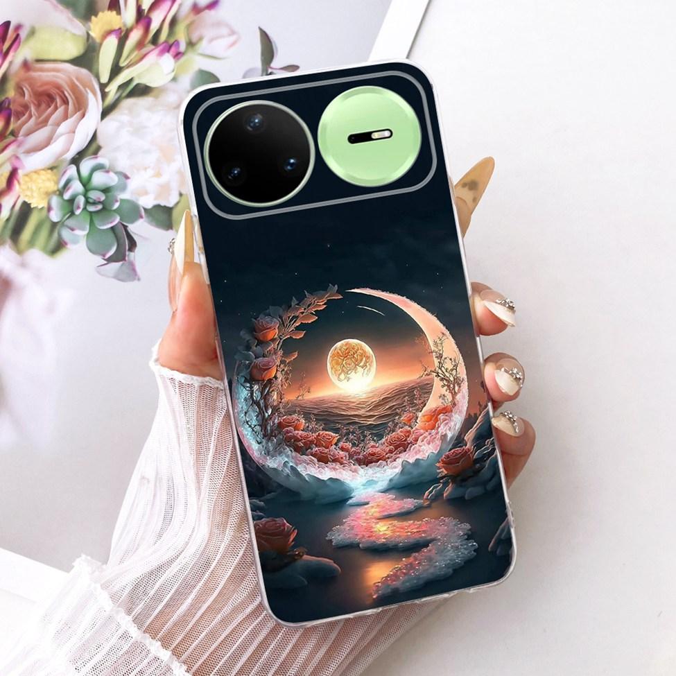 Clear For Huawei Nova 15 Pro Case KLE-AL00U Luxury Cute Cat Fashion Butterfly Cool Painted Casing For Huawei Nova15 Pro Cover