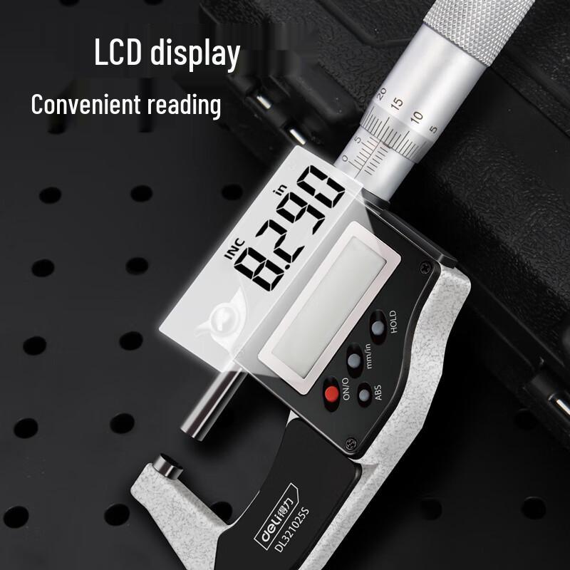 Deli Digital Outside Micrometer
