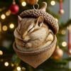 Лесные животные Желуди Украшения Уютные Шишки Животные Рождественские украшения 2D