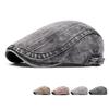 Denim Beret Men British Cap Forward Cap Newsboy Hat
