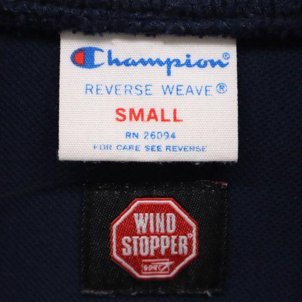 Champion Reverse Weave Windstopper One Point Logo Stajan S Navy Blouson Men's Used