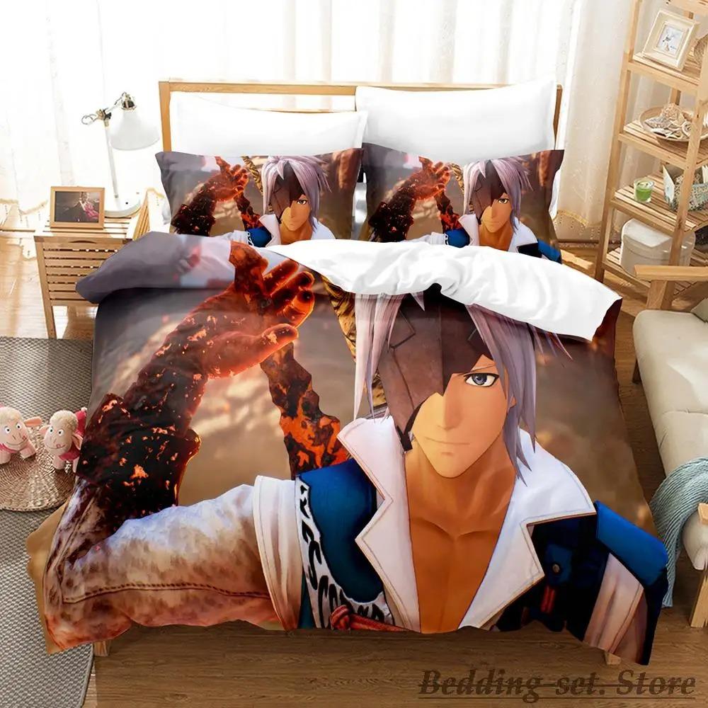 Новый комплект постельного белья Tales of Arise Single Twin Full Queen King Size Bed Set Adult Kid Bedroom Duvetcover Sets Anime