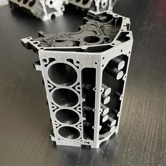 Модель двигателя. Держатель для визитных карточек. Большая емкость. Домашний офис. Школа. Настольный блок двигателя. Статуэтка из смолы. Ручка для визитных карточек. Стационарная подставка для хранения.