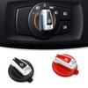 61316932796 Для BMW 1 3 X1 Серии E84 E87 E88 E90 E91 E93 Черный/Красный Переключатель Лампы Фары Поворотная Ручка Колпачок Замены
