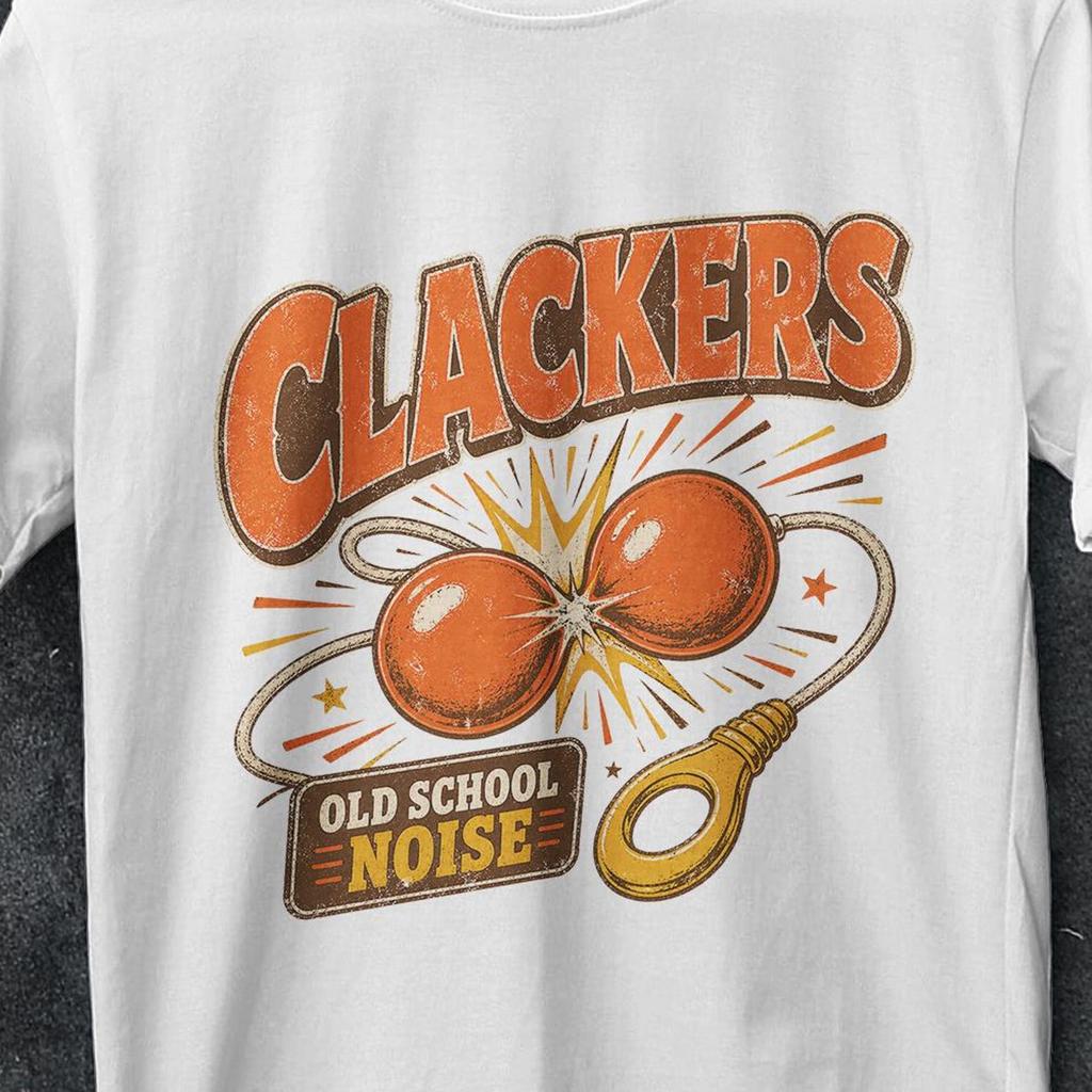 Clackers Shirt, Gen X T Shirt, Vintage Toy Shirt, 70s Nostalgia Toys, Vintage Clackers Tee, retro fan shirt, Old School Toy, clackers gift